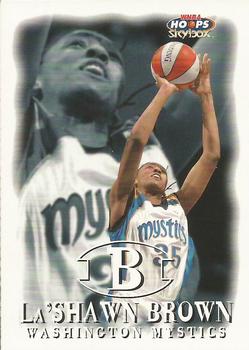 1999 Hoops WNBA #63 La'Shawn Brown Front