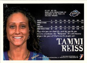 1999 Hoops WNBA #75 Tammi Reiss Back
