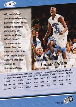 1999 Press Pass #4 Lamar Odom Back