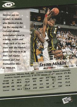 1999 Press Pass #44 Jason Miskiri Back