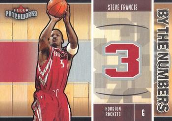 2003-04 Fleer Patchworks - By The Numbers #2BTN Steve Francis Front