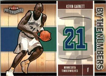 2003-04 Fleer Patchworks - By The Numbers #4BTN Kevin Garnett Front