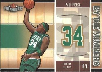 2003-04 Fleer Patchworks - By The Numbers #11BTN Paul Pierce Front