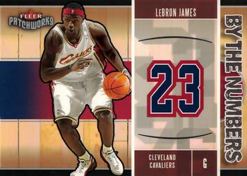 2003-04 Fleer Patchworks - By The Numbers #12BTN LeBron James Front