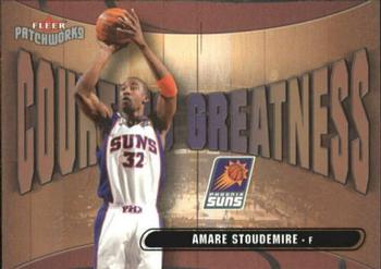 2003-04 Fleer Patchworks - Courting Greatness #20 CG Amare Stoudemire Front