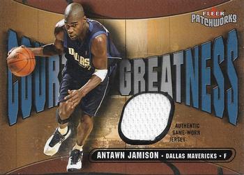 2003-04 Fleer Patchworks - Courting Greatness Jerseys #CG-AJ Antawn Jamison Front