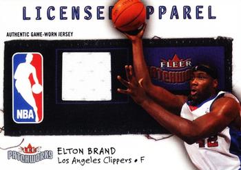 2003-04 Fleer Patchworks - Licensed Apparel #LA-EB Elton Brand Front