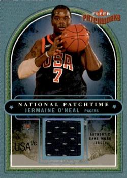 2003-04 Fleer Patchworks - National Patchtime Jerseys USA #NP/JON Jermaine O'Neal Front