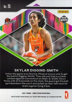 2021 Panini Prizm WNBA - Fearless #15 Skylar Diggins-Smith Back