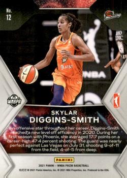 2021 Panini Prizm WNBA - Fireworks #12 Skylar Diggins-Smith Back