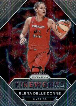 2021 Panini Prizm WNBA - Fireworks #20 Elena Delle Donne Front