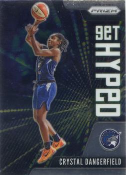 2021 Panini Prizm WNBA - Get Hyped #7 Crystal Dangerfield Front