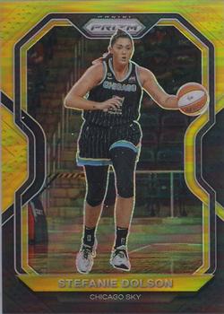 2021 Panini Prizm WNBA - Prizms Black Gold #58 Stefanie Dolson Front