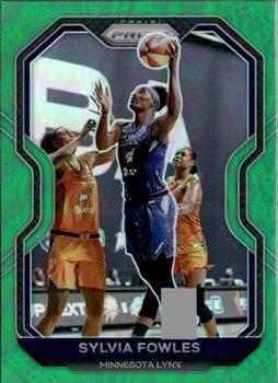 2021 Panini Prizm WNBA - Prizms Green #19 Sylvia Fowles Front