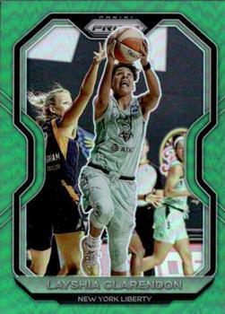 2021 Panini Prizm WNBA - Prizms Green #20 Layshia Clarendon Front