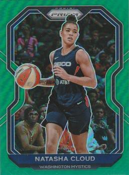 2021 Panini Prizm WNBA - Prizms Green #32 Natasha Cloud Front