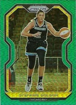 2021 Panini Prizm WNBA - Prizms Green #58 Stefanie Dolson Front