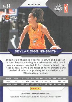 2021 Panini Prizm WNBA - Prizms Green #64 Skylar Diggins-Smith Back