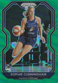 2021 Panini Prizm WNBA - Prizms Green #82 Sophie Cunningham Front