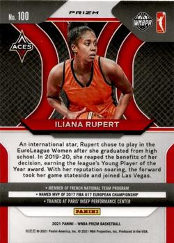 2021 Panini Prizm WNBA - Prizms Green #100 Iliana Rupert Back