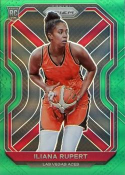 2021 Panini Prizm WNBA - Prizms Green #100 Iliana Rupert Front