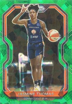 2021 Panini Prizm WNBA - Prizms Green Ice #27 Jasmine Thomas Front