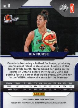 2021 Panini Prizm WNBA - Prizms Hyper #11 Kia Nurse Back