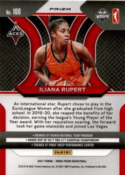 2021 Panini Prizm WNBA - Prizms Hyper #100 Iliana Rupert Back