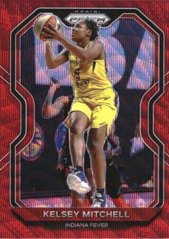 2021 Panini Prizm WNBA - Prizms Ruby Wave #12 Kelsey Mitchell Front