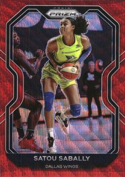 2021 Panini Prizm WNBA - Prizms Ruby Wave #70 Satou Sabally Front