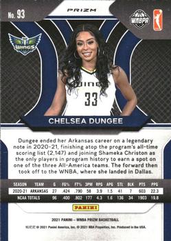 2021 Panini Prizm WNBA - Prizms Ruby Wave #93 Chelsea Dungee Back