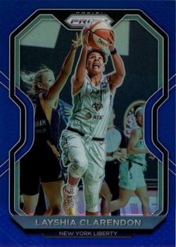 2021 Panini Prizm WNBA - Prizms Blue #20 Layshia Clarendon Front