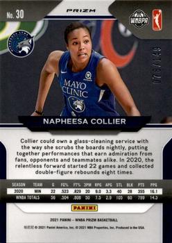 2021 Panini Prizm WNBA - Prizms Blue #30 Napheesa Collier Back