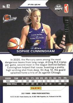 2021 Panini Prizm WNBA - Prizms Blue #82 Sophie Cunningham Back