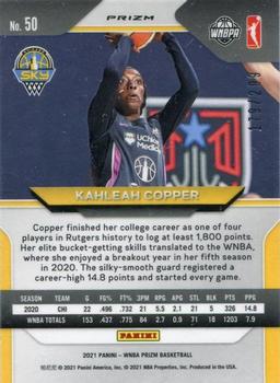 2021 Panini Prizm WNBA - Prizms Red #50 Kahleah Copper Back