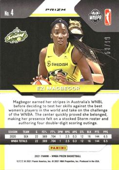 2021 Panini Prizm WNBA - Prizms Purple #4 Ezi Magbegor Back