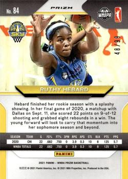 2021 Panini Prizm WNBA - Prizms Purple #84 Ruthy Hebard Back