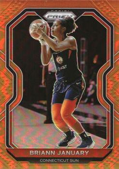 2021 Panini Prizm WNBA - Prizms Orange #18 Briann January Front
