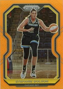 2021 Panini Prizm WNBA - Prizms Orange #58 Stefanie Dolson Front