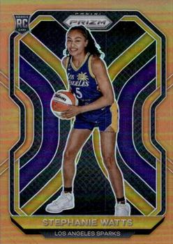 2021 Panini Prizm WNBA - Prizms Orange #98 Stephanie Watts Front