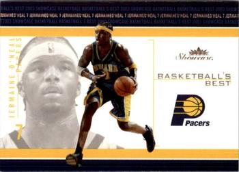 2003-04 Fleer Showcase - Basketball's Best #3 BB Jermaine O'Neal Front