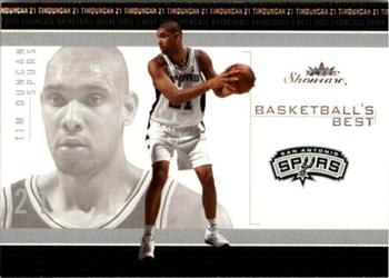 2003-04 Fleer Showcase - Basketball's Best #4 BB Tim Duncan Front