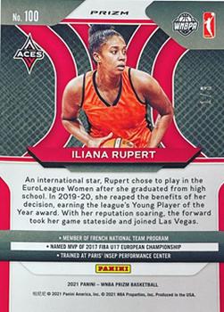 2021 Panini Prizm WNBA - Prizms Mosaic #100 Iliana Rupert Back