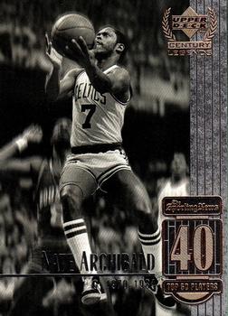 1998-99 Upper Deck Century Legends #40 Nate Archibald Front