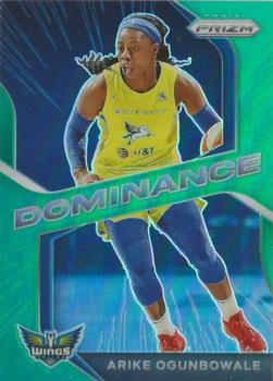 2021 Panini Prizm WNBA - Dominance Prizms Green #3 Arike Ogunbowale Front