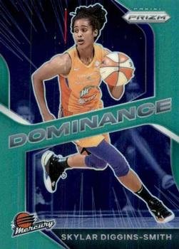 2021 Panini Prizm WNBA - Dominance Prizms Green #14 Skylar Diggins-Smith Front