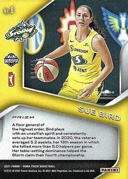 2021 Panini Prizm WNBA - Dominance Prizms Mojo #8 Sue Bird Back