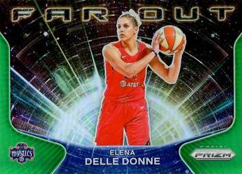 2021 Panini Prizm WNBA - Far Out Prizms Green #1 Elena Delle Donne Front