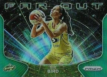 2021 Panini Prizm WNBA - Far Out Prizms Green #8 Sue Bird Front