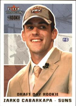 2003-04 Fleer Tradition - Draft Day Rookie #277 Zarko Cabarkapa Front